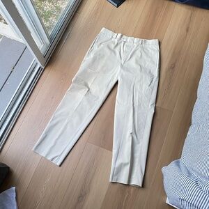 John W. Nordstrom Cream Chinos
